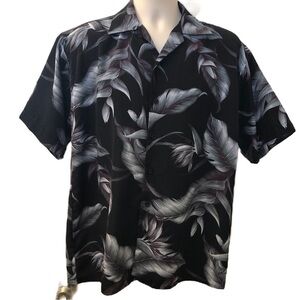 Vintage EMVO Men's Hawaiian Floral Casual Shirt